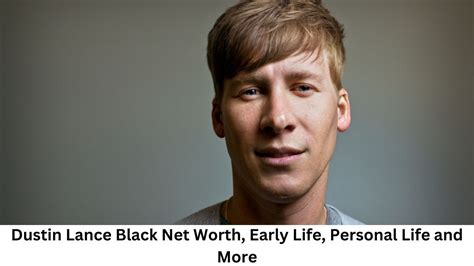 lance black net worth|Dustin Lance Black